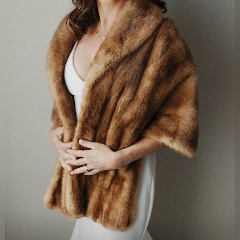 SOLD Vintage Fur Wrap